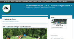 Desktop Screenshot of djkwasseralfingen.de