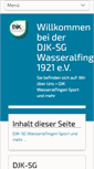 Mobile Screenshot of djkwasseralfingen.de